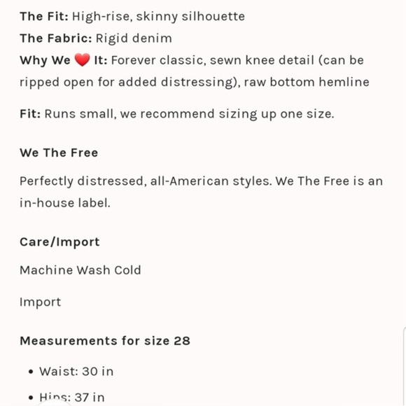 We The Free Free People Stella High Rise Jeans - Picture 4 of 13